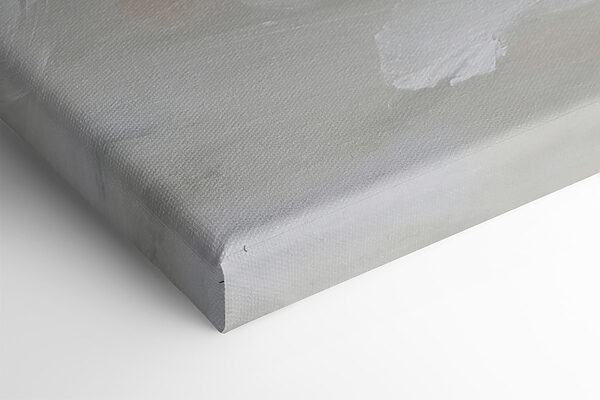 Eine abstrakte Kunst in Weiß und Grau Eine abstrakte Kunst in Weiß und Grau