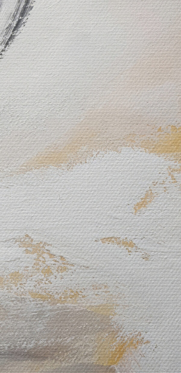 Eine abstrakte Kunst in Weiß und Grau Eine abstrakte Kunst in Weiß und Grau