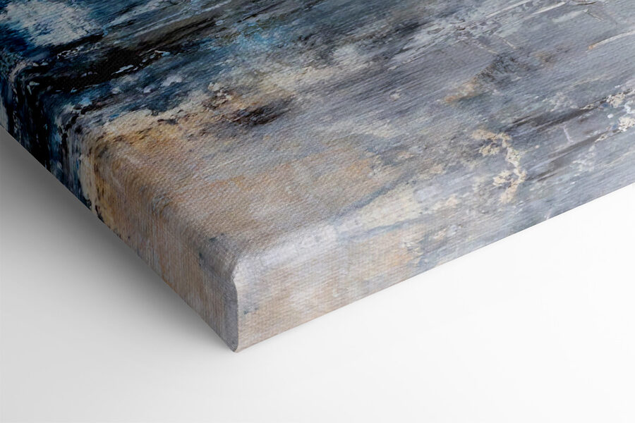 Ein weißer und blauer Hintergrund