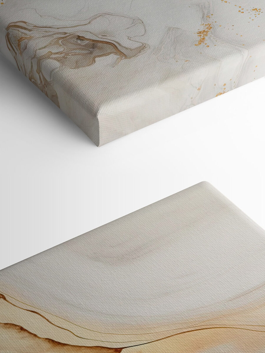 Elegante Strudel aus Creme und Bernstein Elegante Strudel aus Creme und Bernstein
