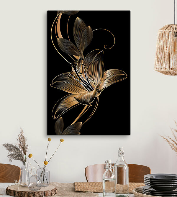 Elegante schwarze und bernsteinfarbene Blumenkunst s34437piq24ms 600x670 - Elegante schwarze und bernsteinfarbene Blumenkunst