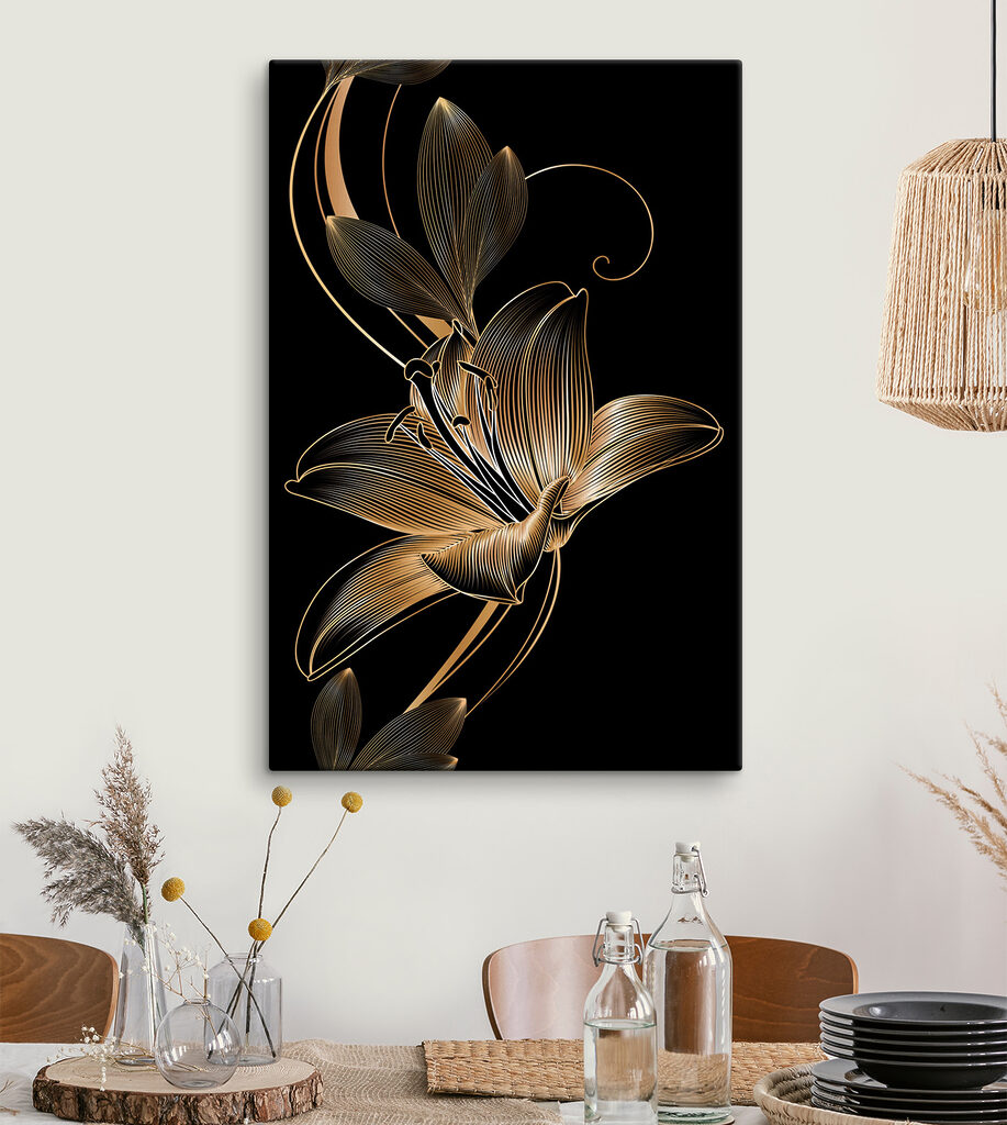 Elegante schwarze und bernsteinfarbene Blumenkunst s34437piq24ms 917x1024 - Elegante schwarze und bernsteinfarbene Blumenkunst