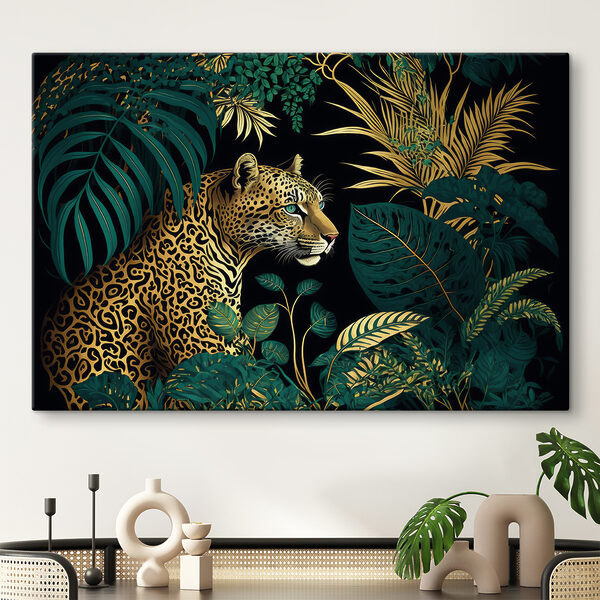 Ein Leopard im Dschungel Ein Leopard im Dschungel
