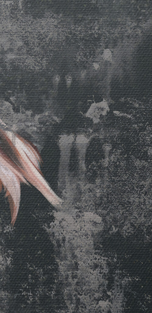 A painting of a woman in a tutu