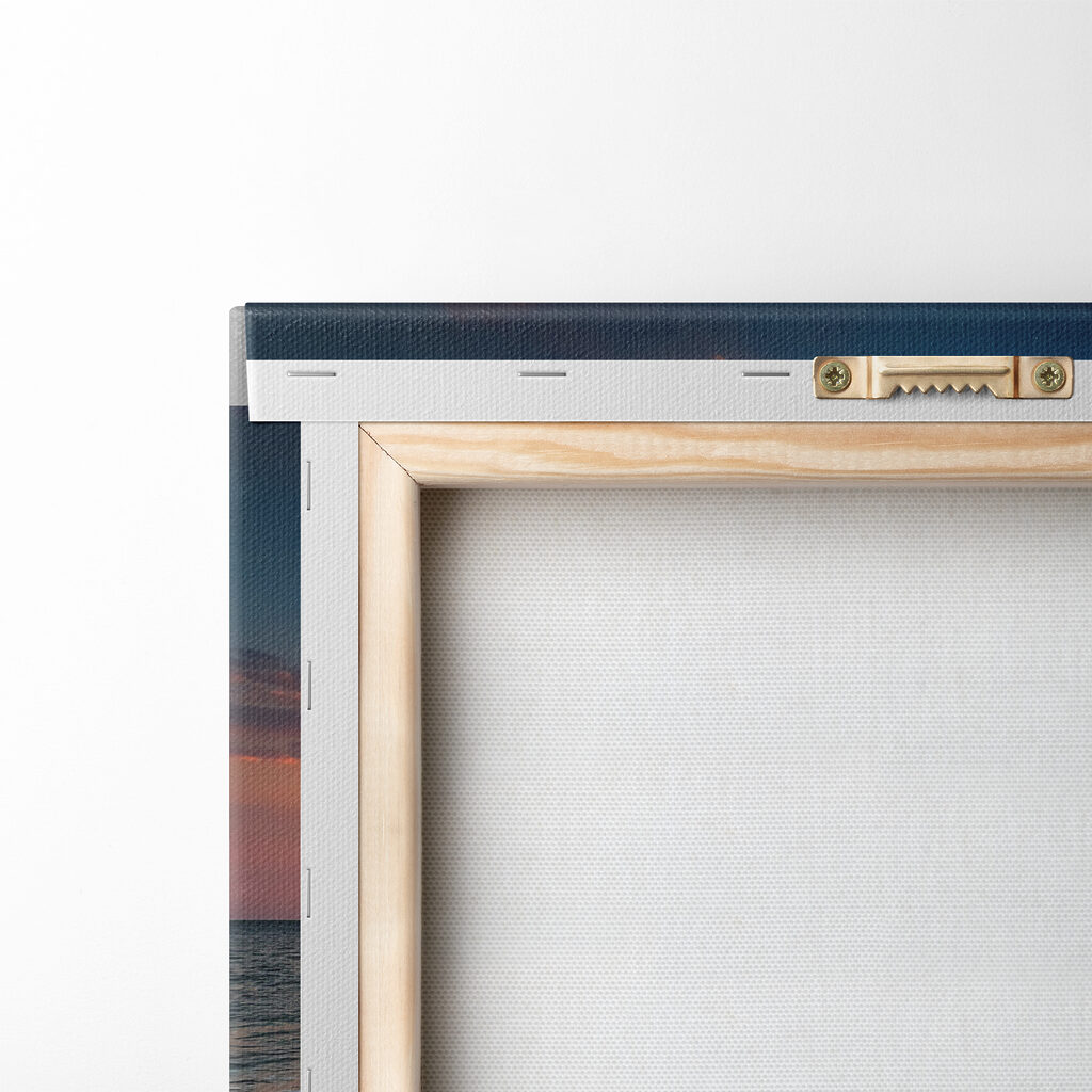 A sunset over a beach A sunset over a beach