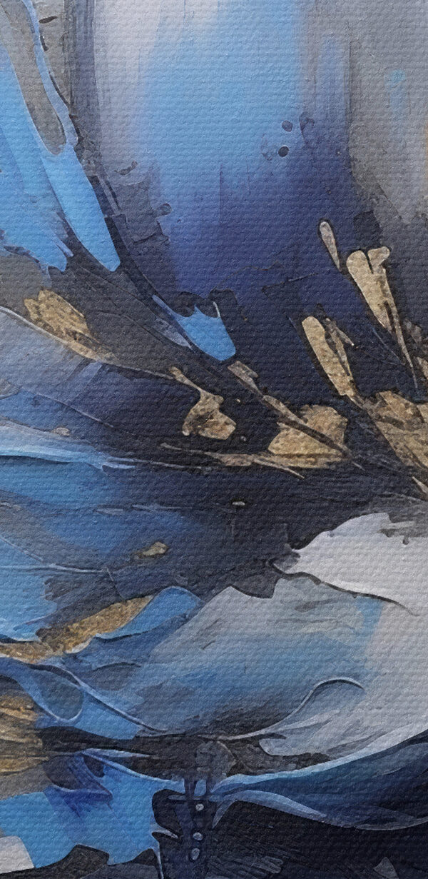 Ein Gemälde einer Blume Ein Gemälde einer Blume