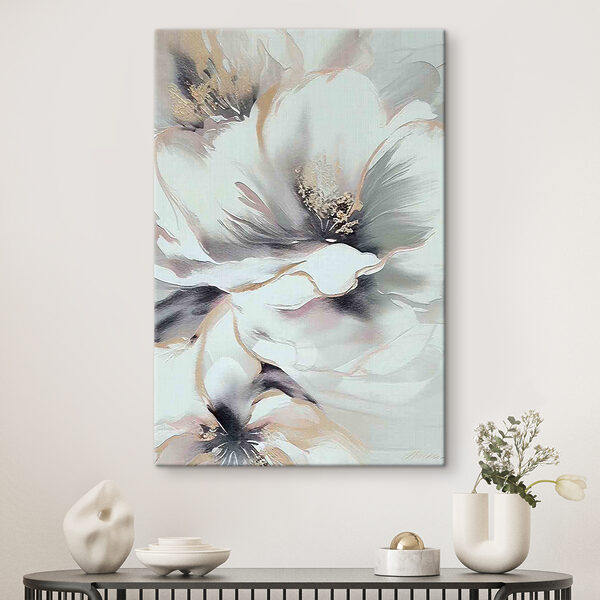 Ein Gemälde einer Blume Ein Gemälde einer Blume