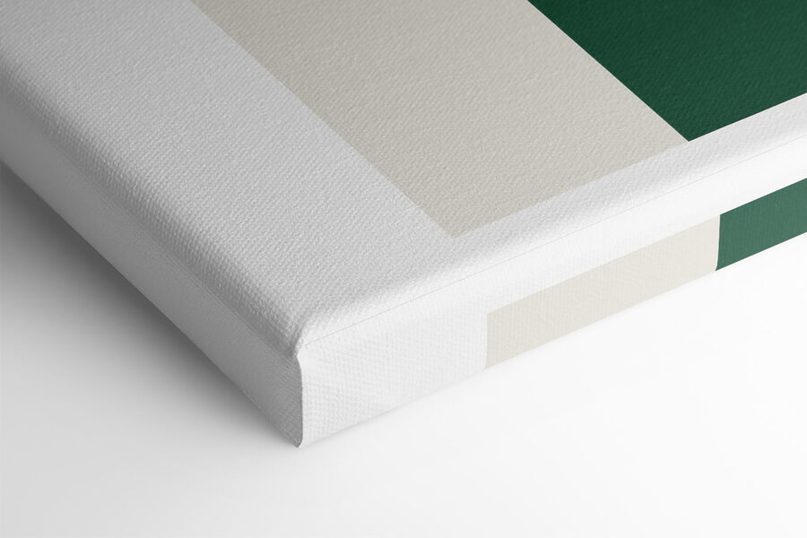 Wandbilder Kreisförmige Harmonie in Grün und Beige. – Bild 5