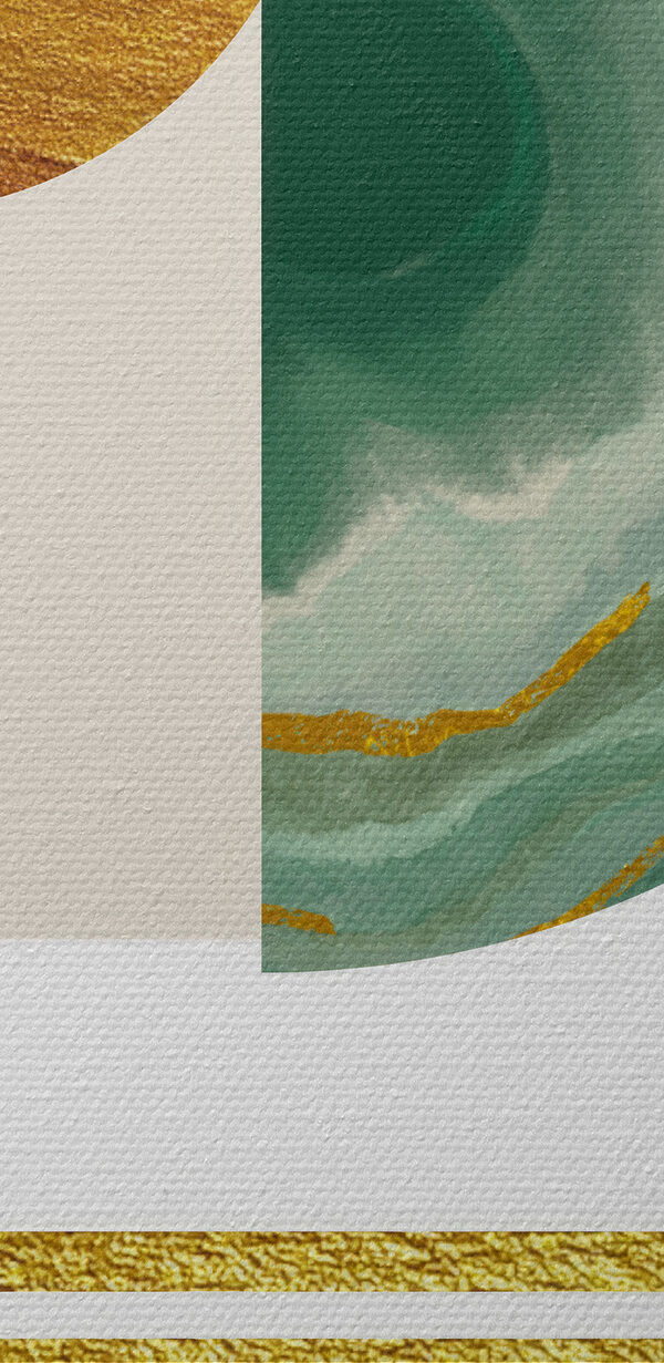 Abstrakte Harmonie in Smaragd und Texturen. Abstrakte Harmonie in Smaragd und Texturen.