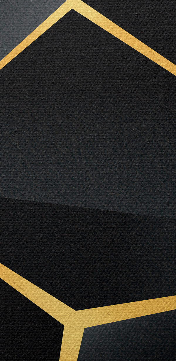 Elegantes schwarzes geometrisches Design mit Akzenten Elegantes schwarzes geometrisches Design mit Akzenten