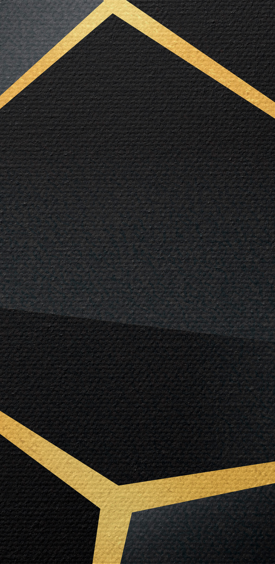 Elegantes schwarzes geometrisches Design mit Akzenten