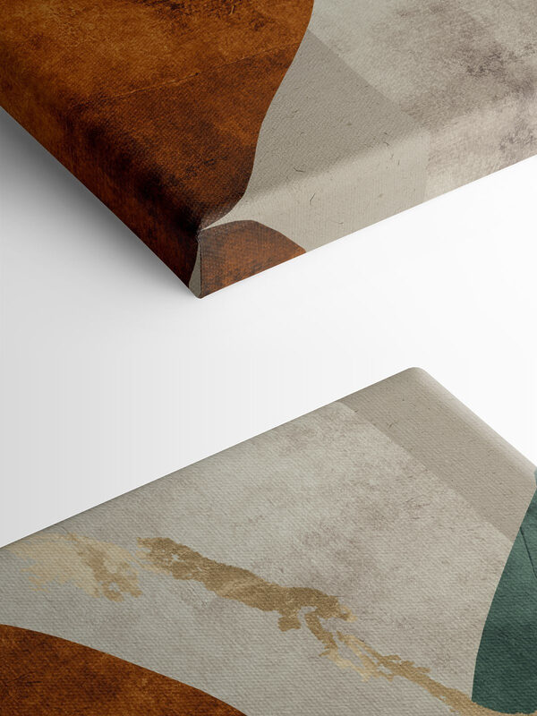 Ein Kunstwerk mit buntem Design Ein Kunstwerk mit buntem Design