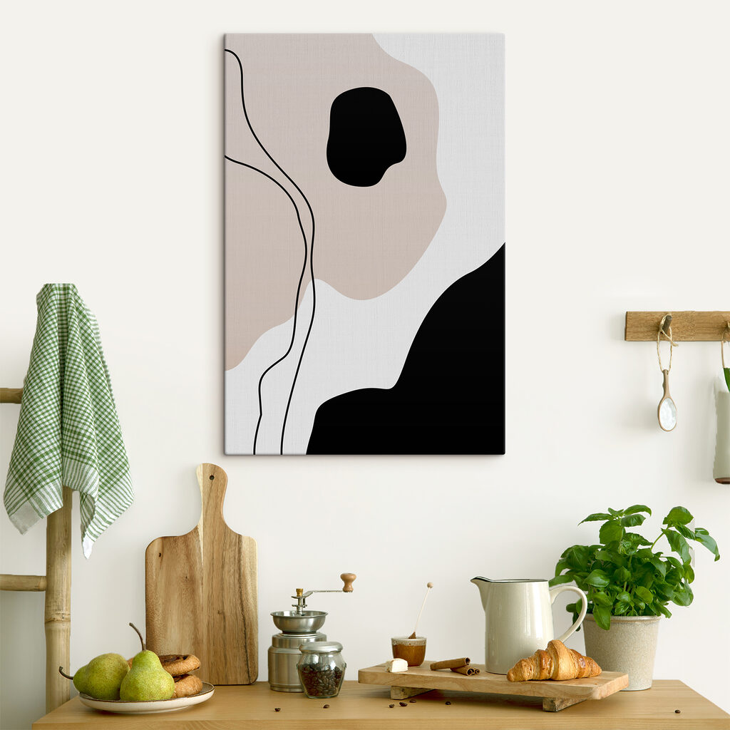 A black and white pattern A black and white pattern