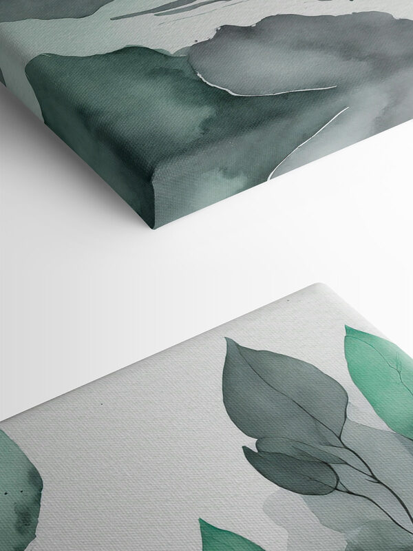 Ein Aquarell einer Pflanze Ein Aquarell einer Pflanze