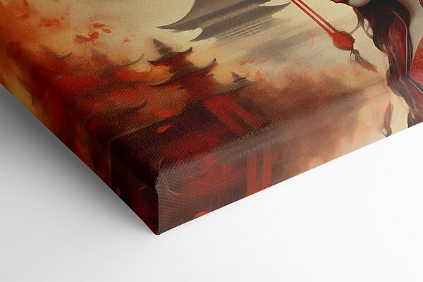 A woman with long hair and red flowers in her hair