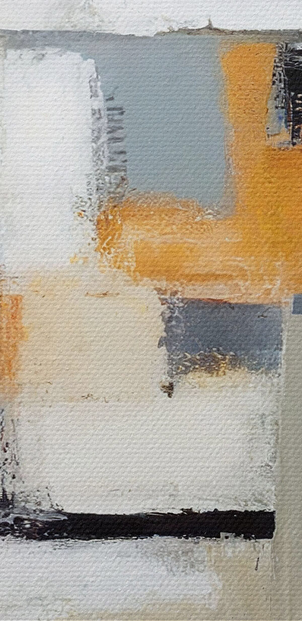 Ein Gemälde von einem weißen und schwarzen abstrakte Kunst Ein Gemälde von einem weißen und schwarzen abstrakte Kunst