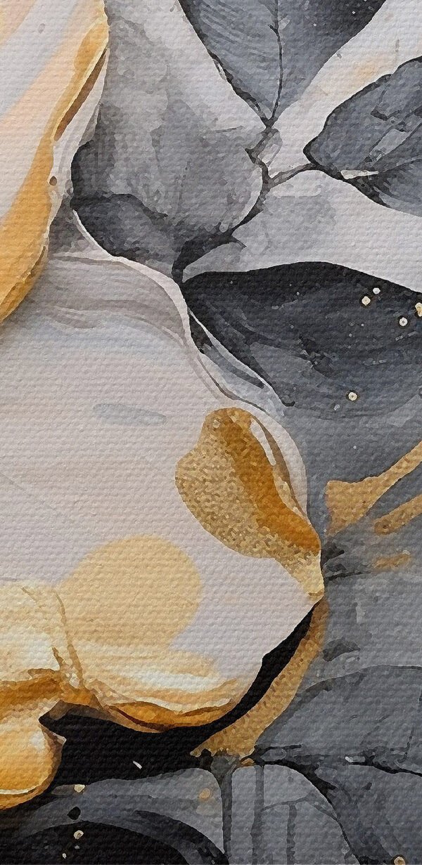 Ein Gemälde einer Blume Ein Gemälde einer Blume