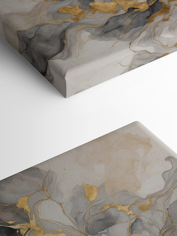Elegante Strudel aus Blau und Taupe. Elegante Strudel aus Blau und Taupe.