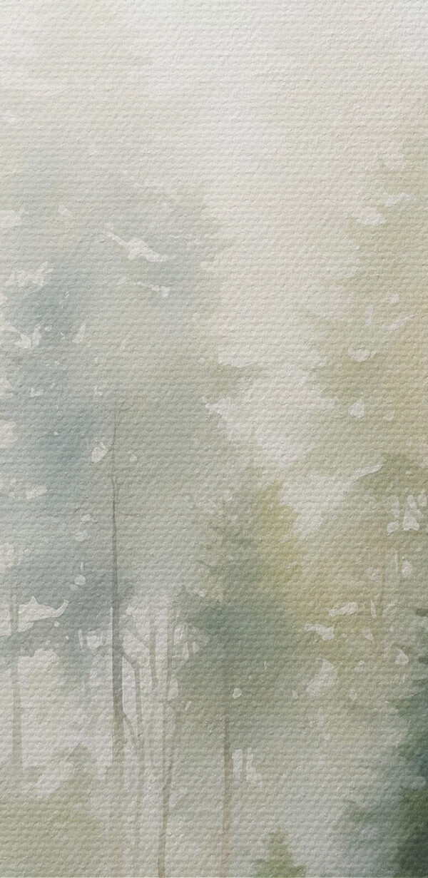 Ein Aquarell eines Waldes Ein Aquarell eines Waldes