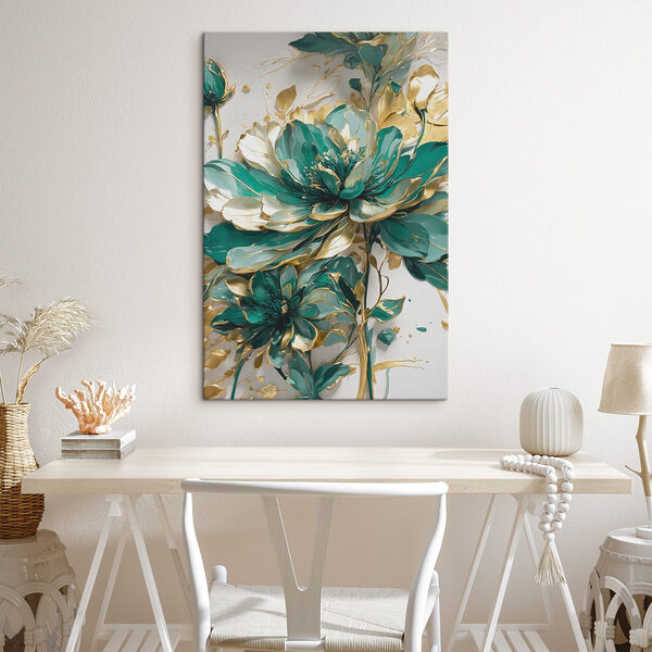 Eine Nahaufnahme einer Blume Eine Nahaufnahme einer Blume