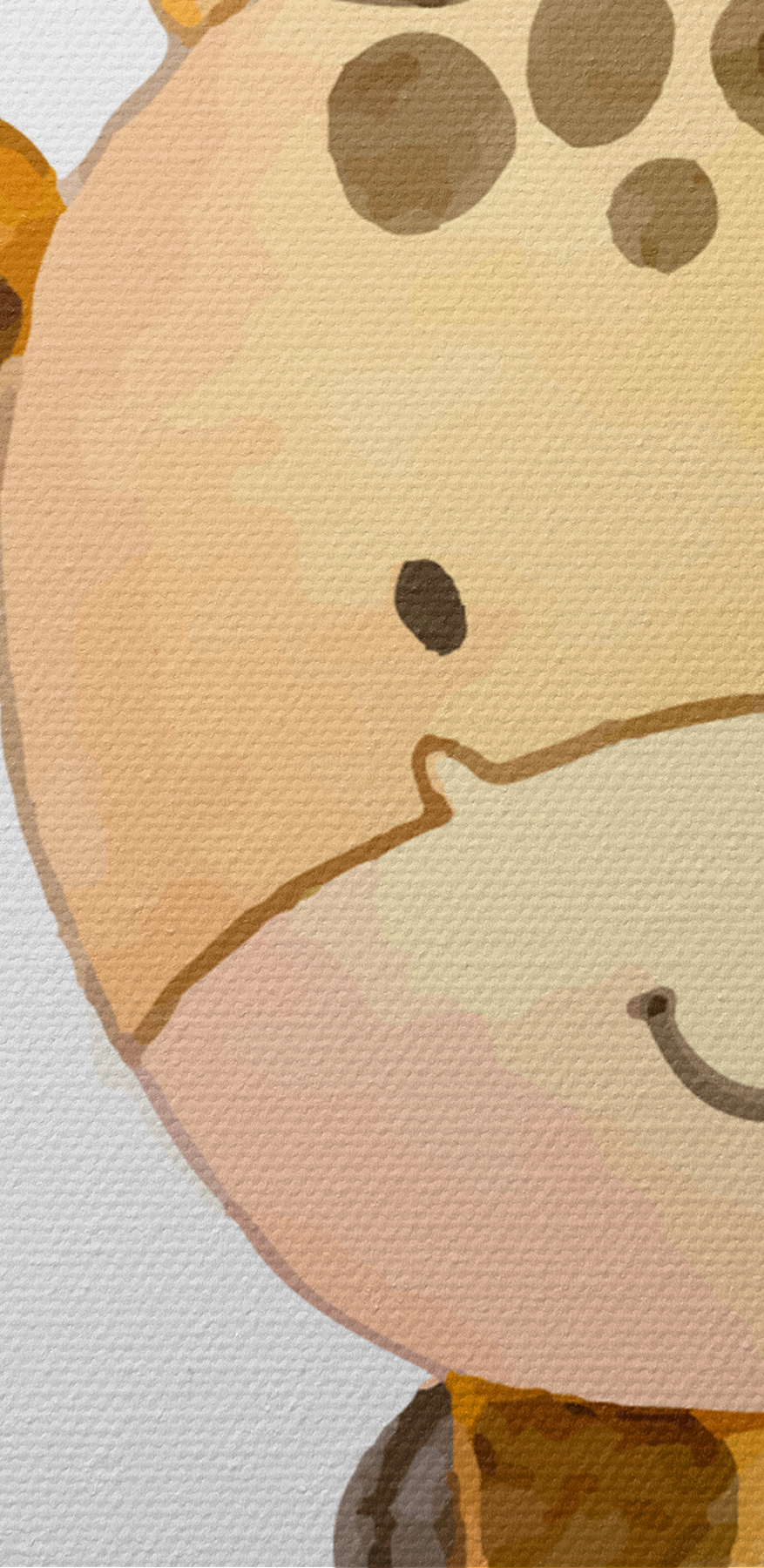 Eine Giraffe mit weißem Hintergrund Eine Giraffe mit weißem Hintergrund