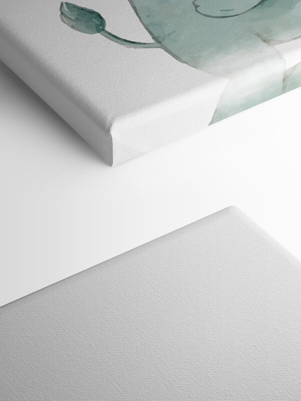 A cartoon of an elephant