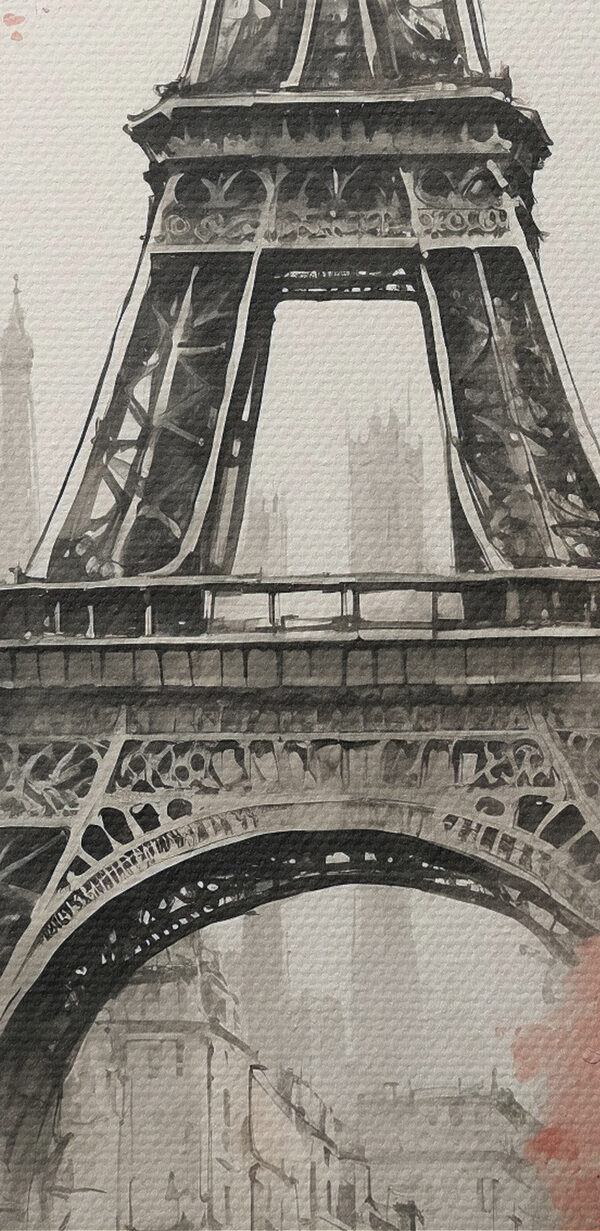 Eine Straße mit Autos und einem Turm Eine Straße mit Autos und einem Turm