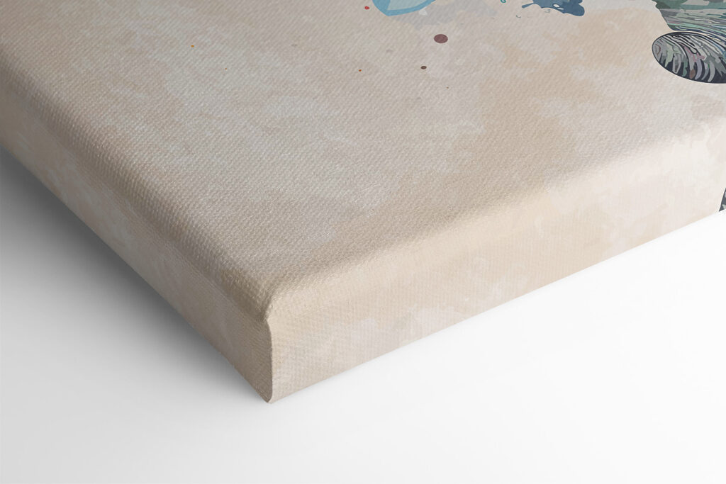 An elephant with flowers and leaves An elephant with flowers and leaves