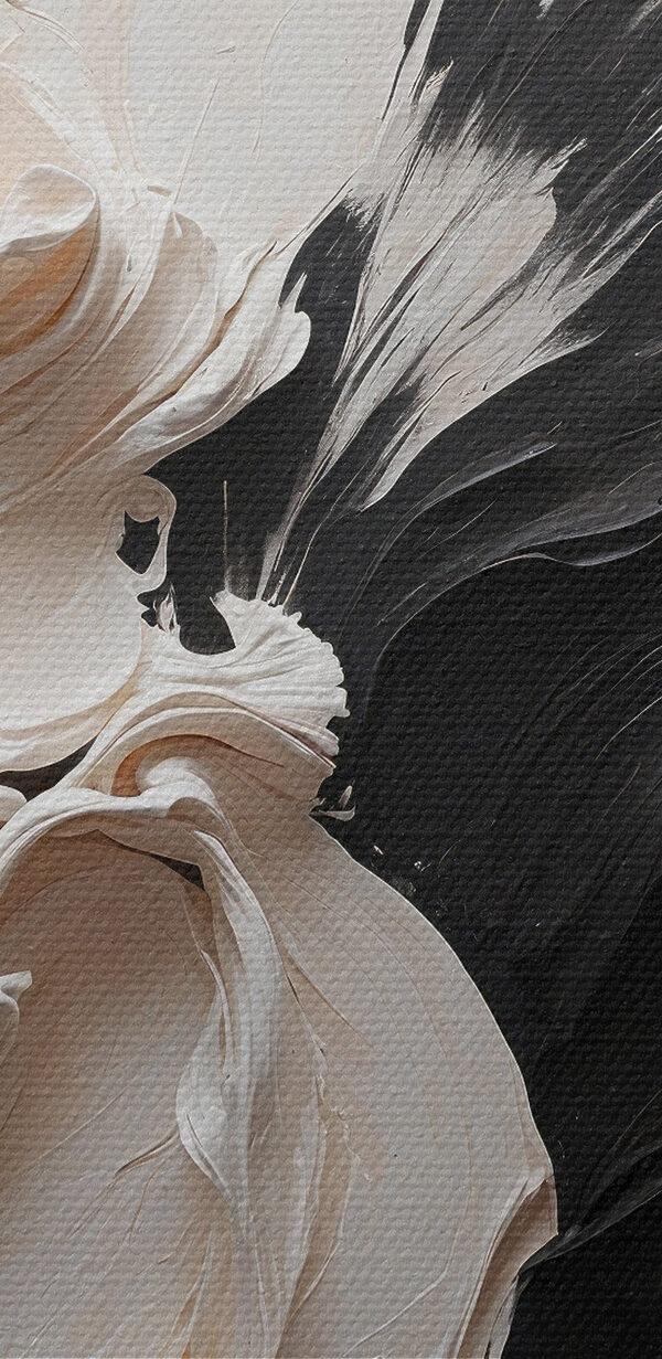 Eine schwarze und weiße Farbe Eine schwarze und weiße Farbe
