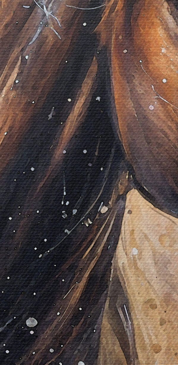 A painting of a horse A painting of a horse