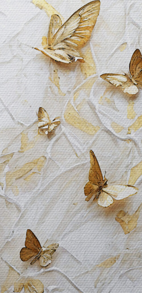 Fluttering wings in serene harmony Fluttering wings in serene harmony