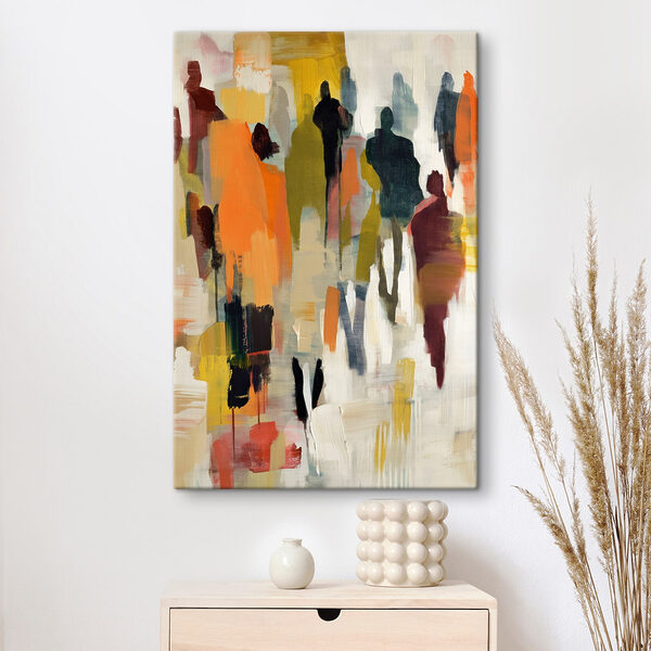 A group of people in different colors