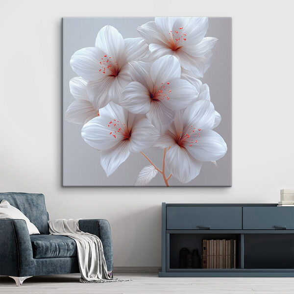 Group of white flowers
