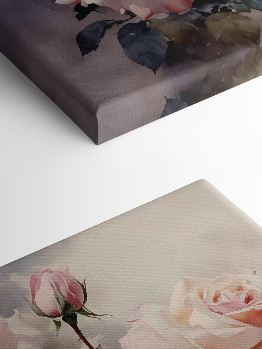 Gruppe von rosa Rosen