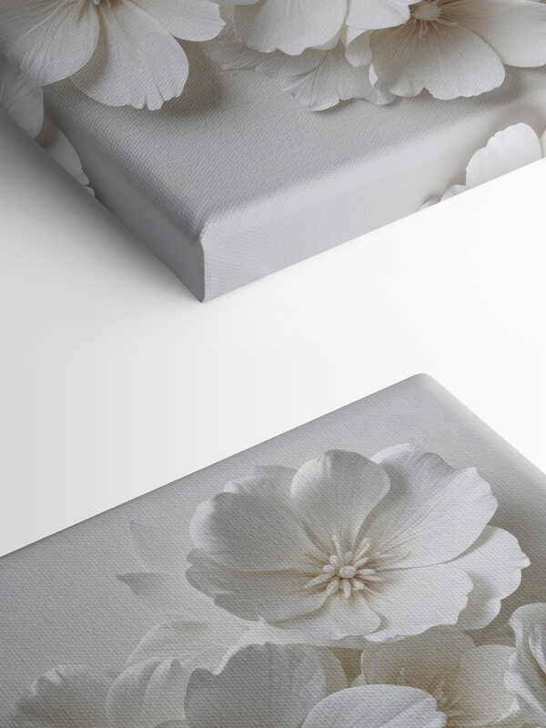 Group of white flowers Group of white flowers