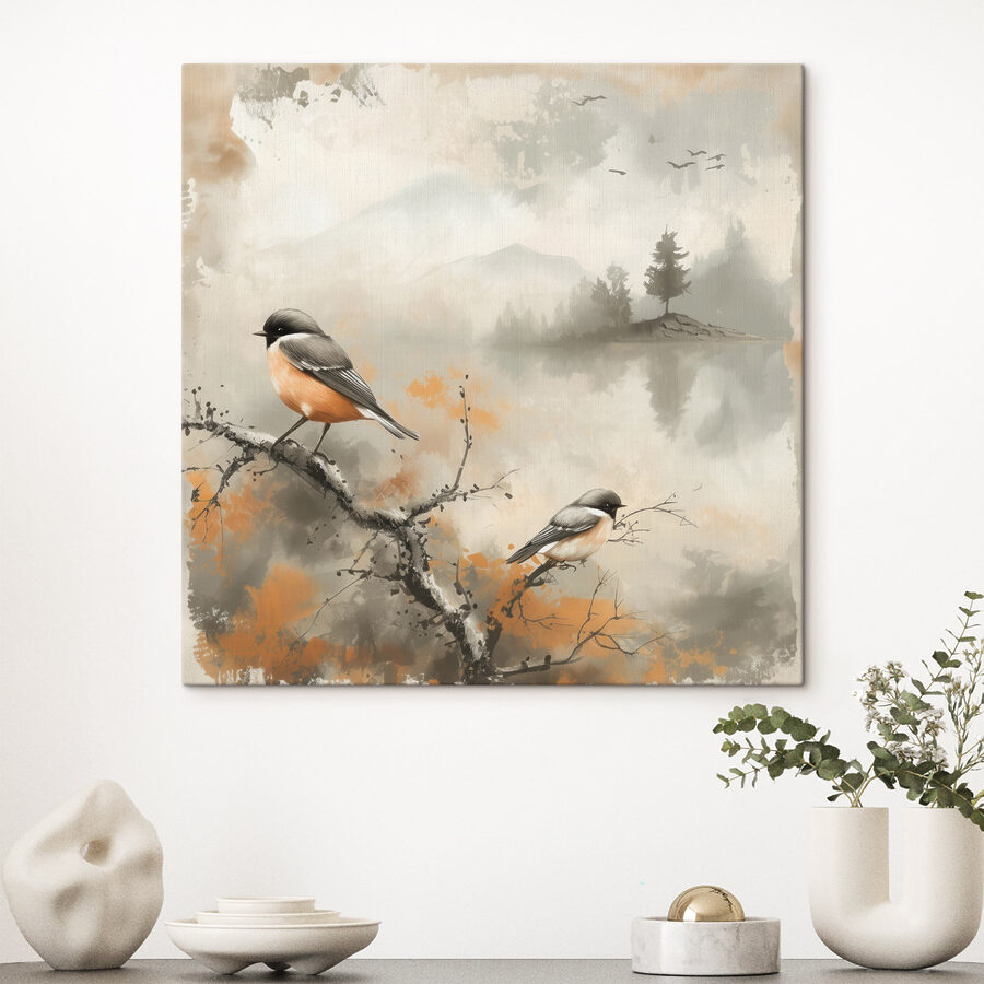 Vogel auf einem Ast