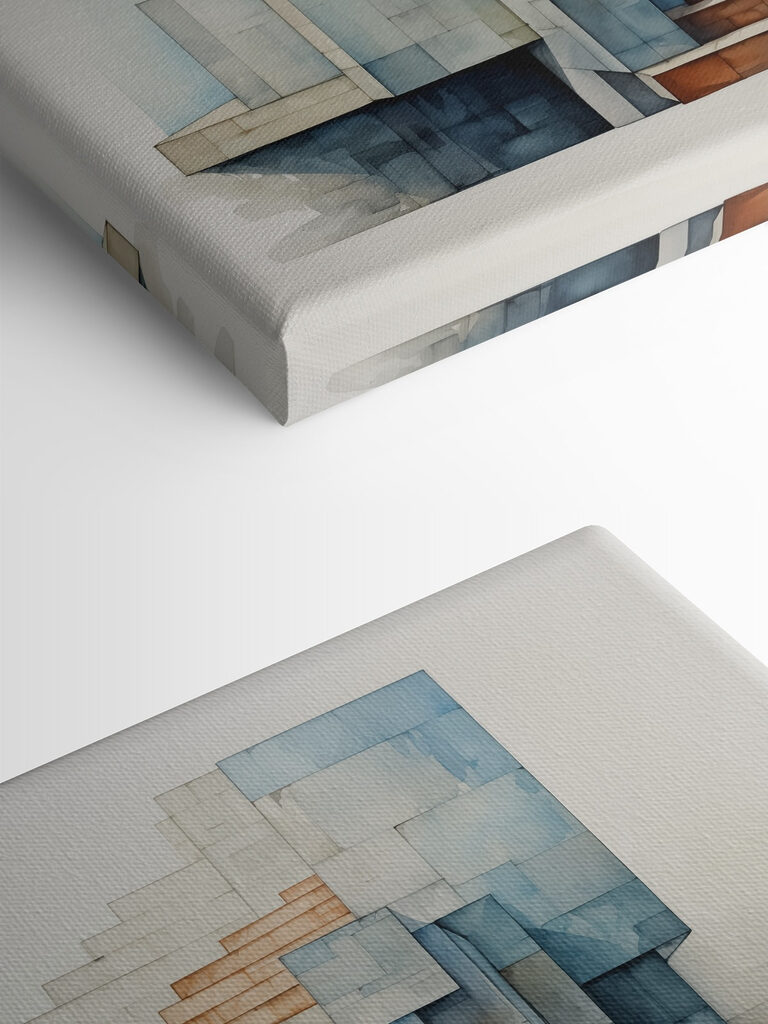 Watercolor of a staircase