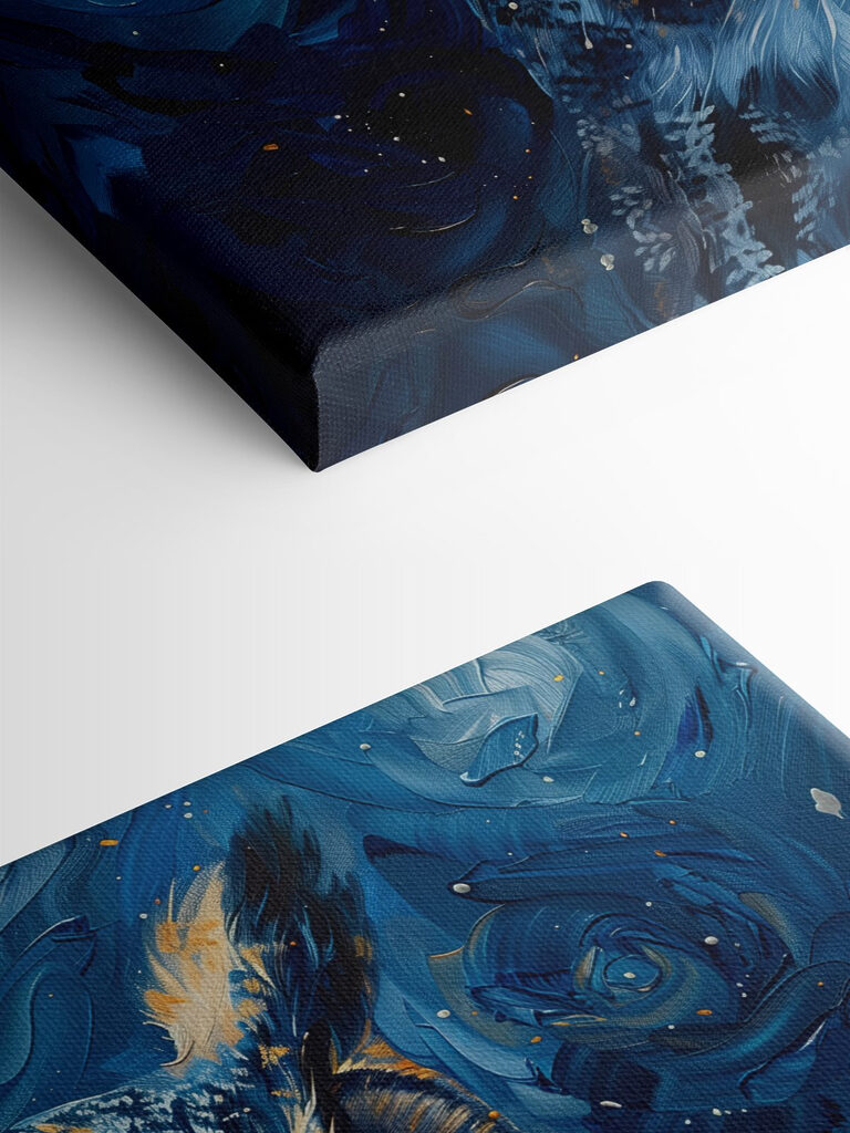 An owl with orange eyes An owl with orange eyes