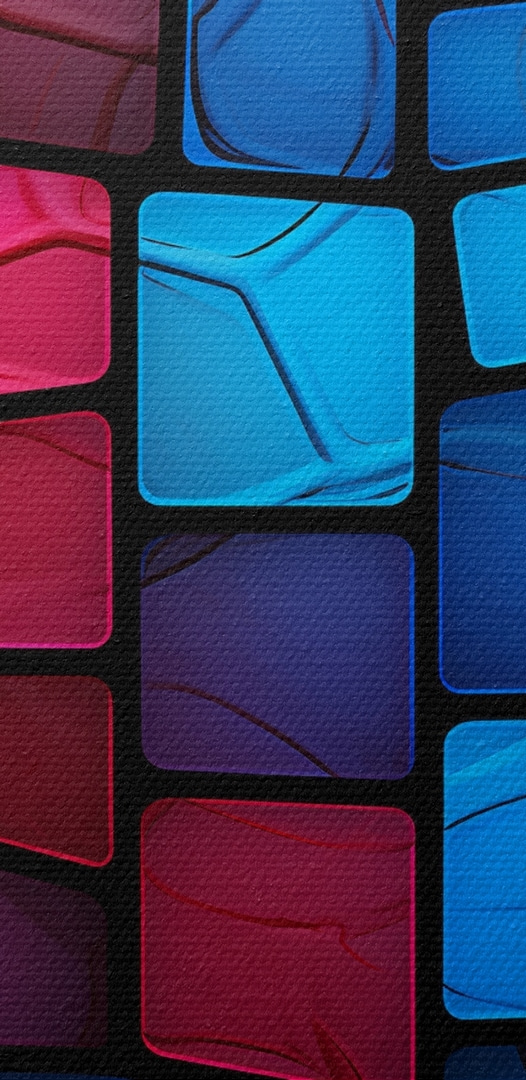 Colorful mosaic of squares