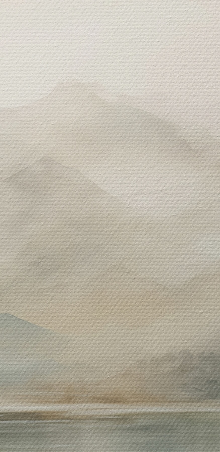 Aquarell eines Sees mit Bergen in der Ferne