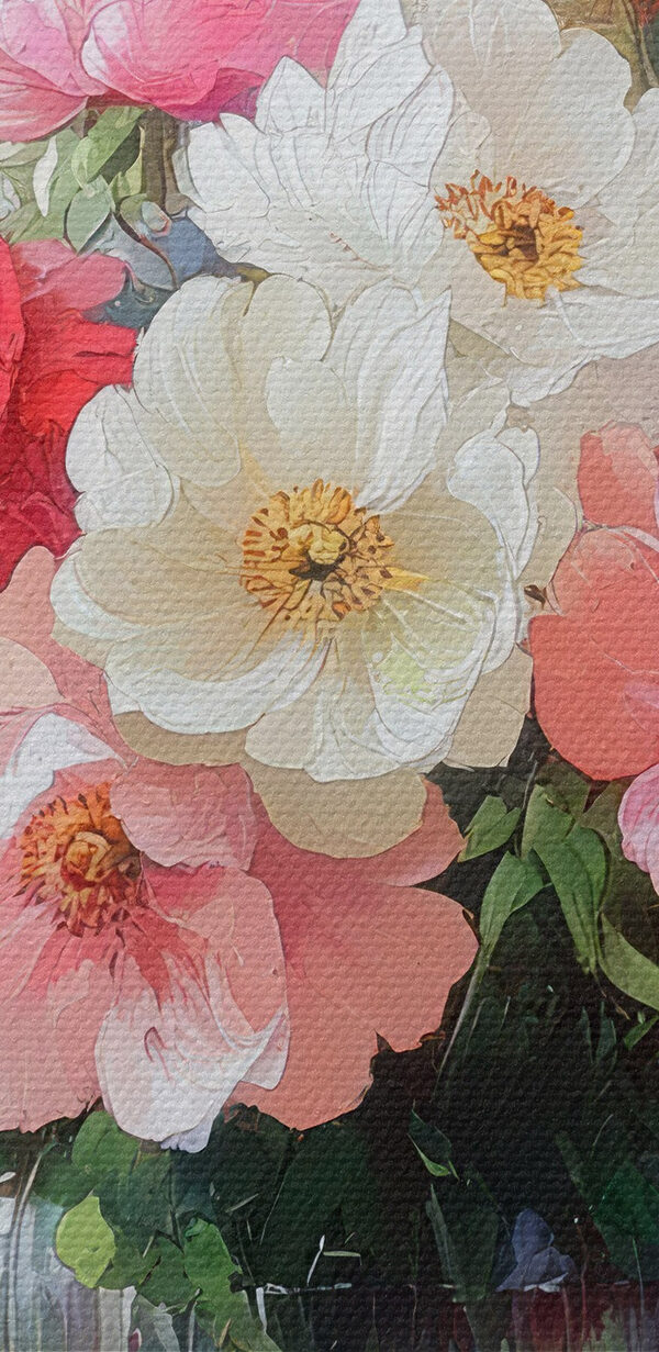 Gemälde von Blumen in einer Vase Gemälde von Blumen in einer Vase