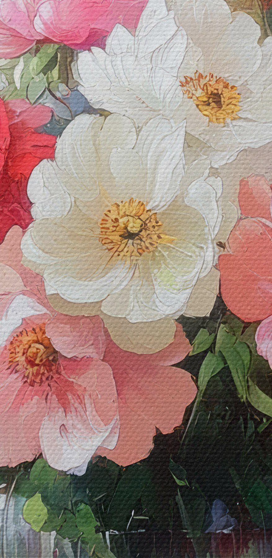 Gemälde von Blumen in einer Vase Gemälde von Blumen in einer Vase