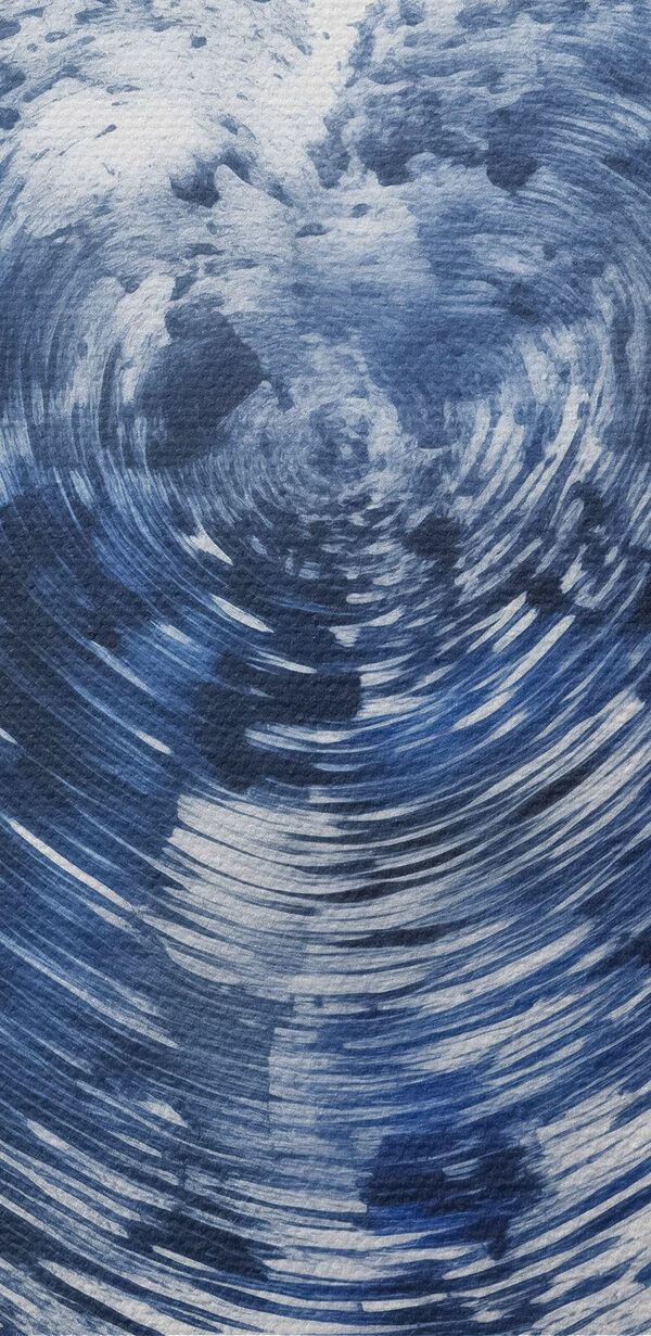 Blaues Herz mit weißem Hintergrund Blaues Herz mit weißem Hintergrund