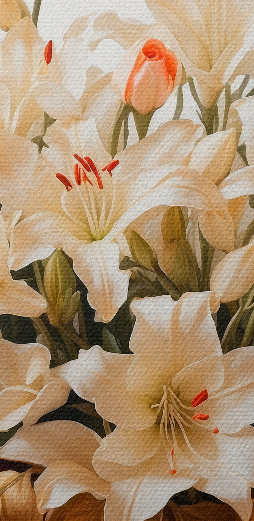 Vase mit weißen Blumen