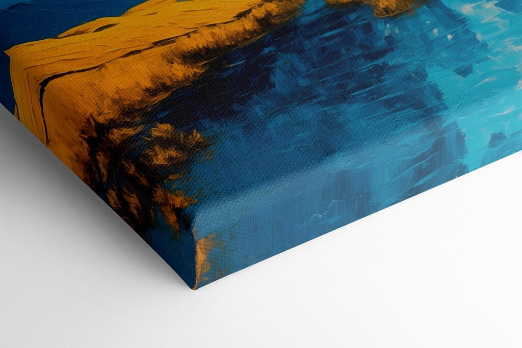 Gemälde eines Flusses mit Bergen und Gras s43449pml 1024x683 - Gemälde eines Flusses mit Bergen und Gras - tegory