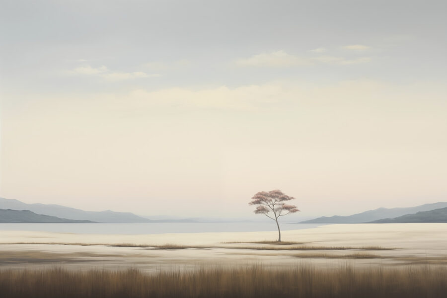 Baum auf einem Feld