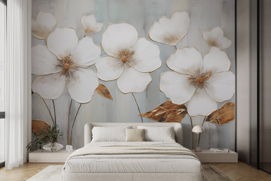 Zarte Blumen mit eleganten Akzenten Zarte Blumen mit eleganten Akzenten
