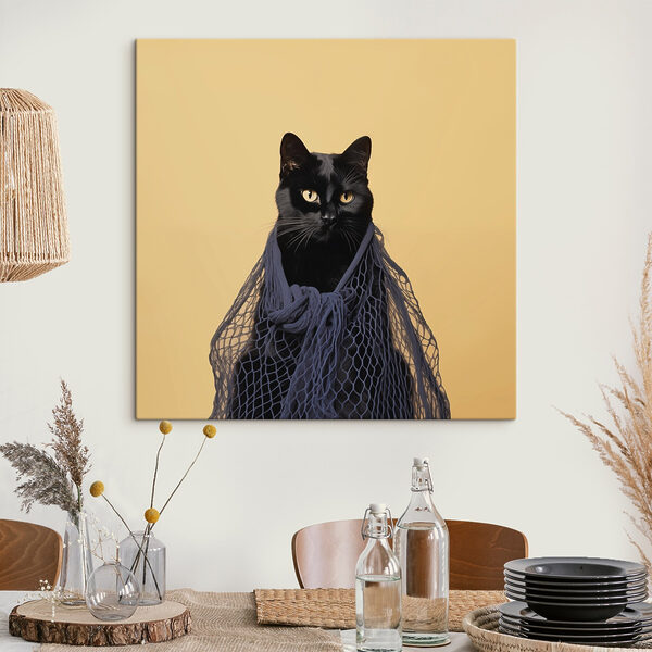Katze mit Netz Katze mit Netz