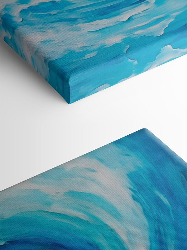 Blauer und weißer Wirbel Blauer und weißer Wirbel
