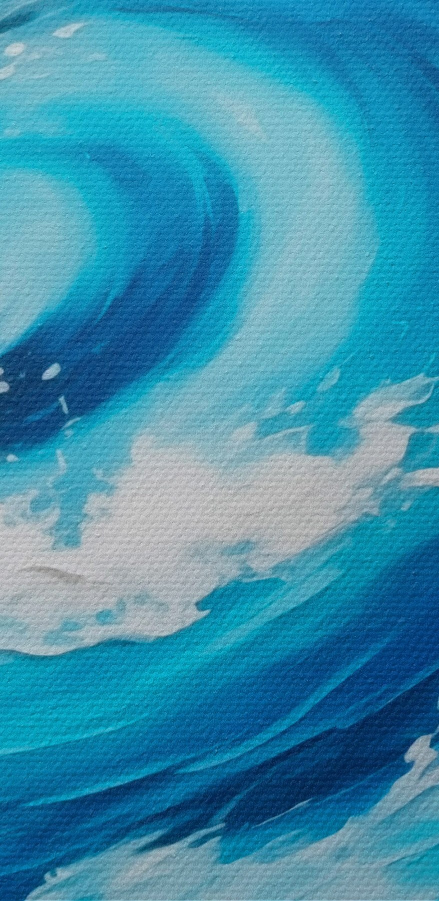 Blauer und weißer Wirbel